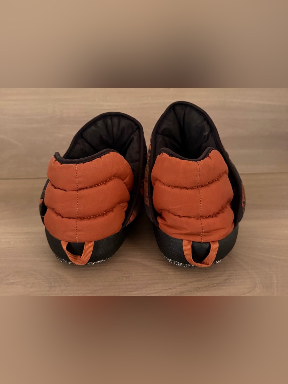 The North Face Thermoball Traction Bootie Slipper Shoe Brown Black Men's Size 9 - Picture 4 of 8